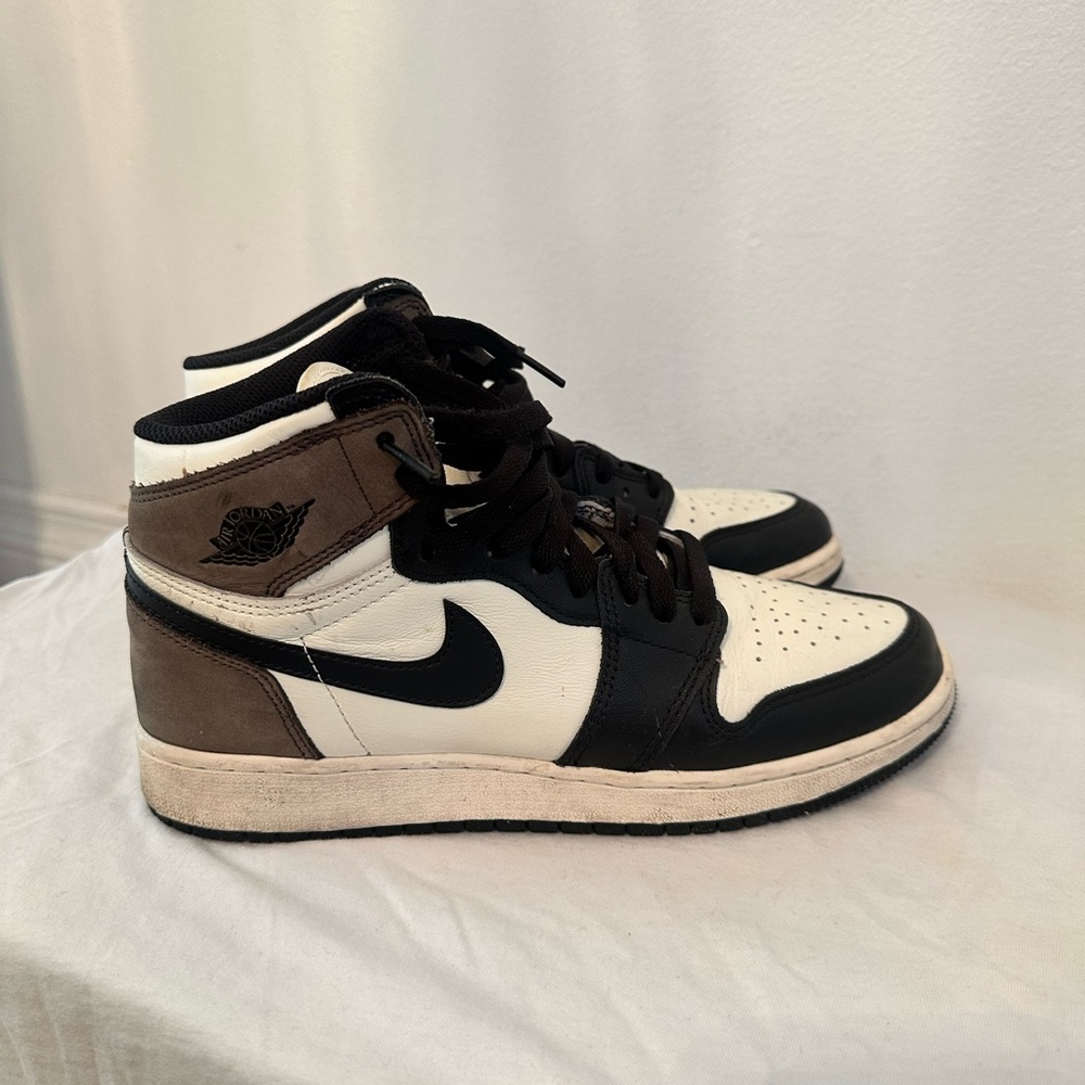 Nike Black, White, and Brown High-Top Sneakers